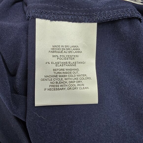 NWT Jones New York Belted Sleeveless Stretch Dress Size 12 V-Neck Career Office - Picture 6 of 8